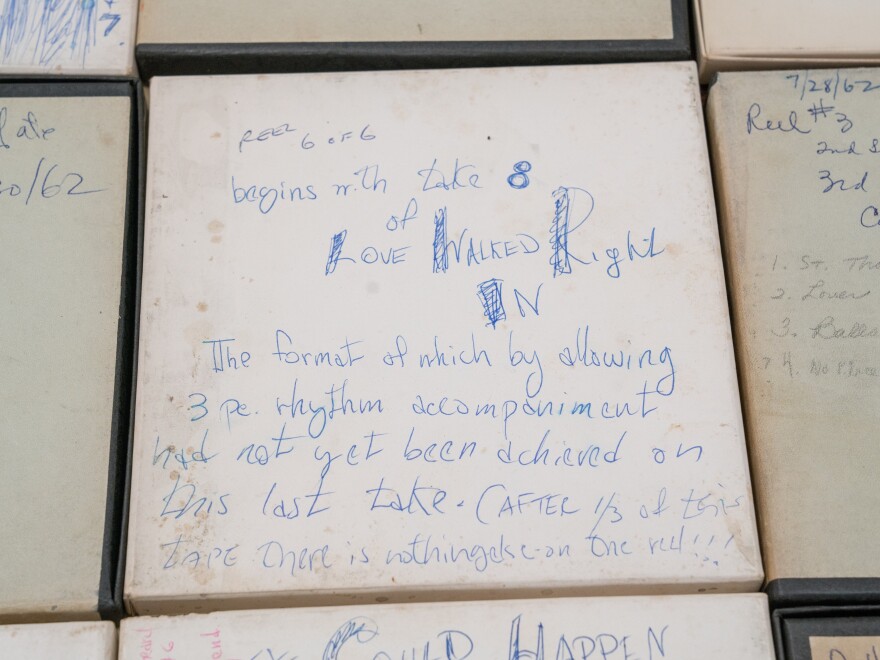 Artifacts from the Sonny Rollins' archive.