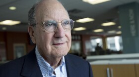 Former United States Special Envoy George Mitchell. (Robin Lubbock/WBUR)