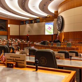 The House Chambers inside the Roundhouse on Jan. 10, 2024.
