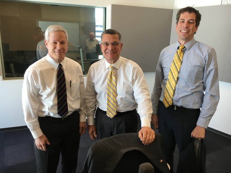 Sen. Rob Schaaf, former Sen. Jim Lembke and Sean Soendker Nicholson