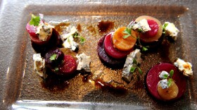 Heirloom beets served at Bibiana Restaurant in downtown Washington, D.C.