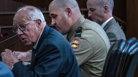 Tennessee Highway Patrol Col. Matt Perry, shown sitting next to Tennessee Department of Homeland Security Commissioner Jeff Long, said his agency has not coordinated operations with U.S. Immigration and Customs Enforcement since May.