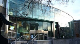 Sede de la Biblioteca Pública de Hartford del centro de la ciudad de Hartford, Connecticut.