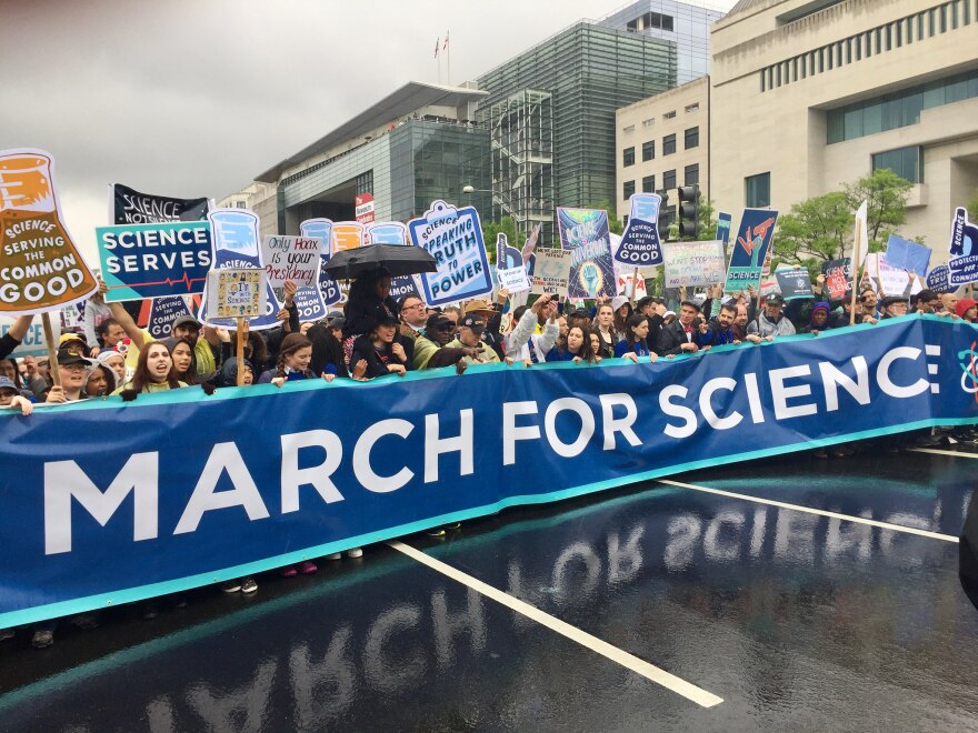 The March for Science, April 22, 2017 in Washington, DC