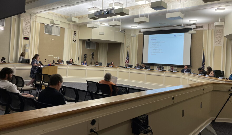 Lexington Budget Director Melissa Lueker Makes Property Tax Presentation to Council