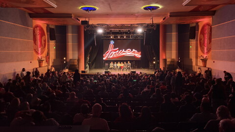 Hundreds attended a community meeting at the Tower Theater to address a spike in crime.