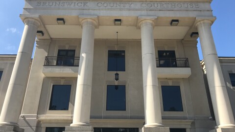 The Brunswick County courthouse.