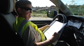 Construction manager Kelly Fifer spends her days overseeing the remediation progress on the Cabot portion of the Cabot-Koppers Superfund site in Gainesville. (Brianna Edwards/WUFT News)