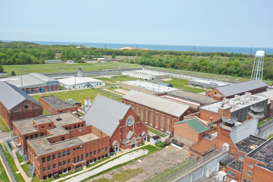Above: Indiana State Prison at Michigan City, home of Indiana death row. Indiana criminal code permits only certain people to attend an execution. It's one of only two states that forbids media witnesses.