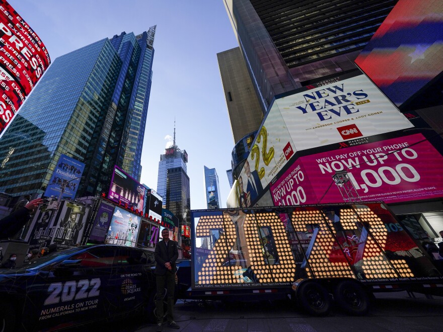 New Year's Eve celebrations will still be on in Times Square, but with