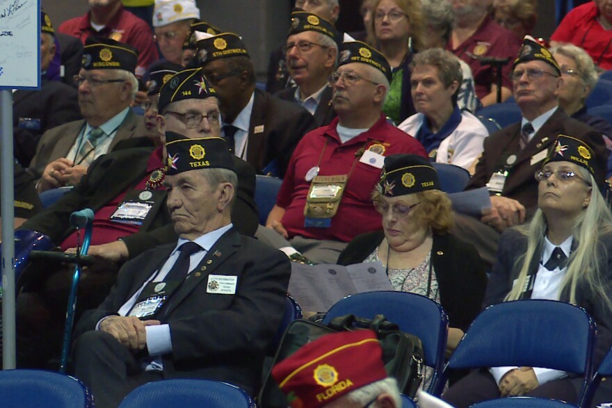Attendees at the American Legion national convention in Indianapolis.