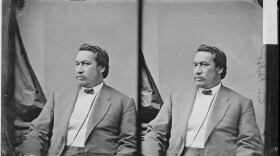 A portrait of Col. Ely S. Parker from the National Archives Collection "Mathew Brady Photographs of Civil War-Era Personalities and Scenes" from between 1921–1940. According to the National Archives, this photo is from the time period of ca. 1860–ca. 1865.