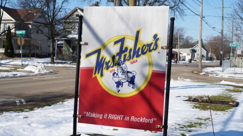 Mrs. Fisher's Chips, on Fulton Ave. on Rockford's northwest side.
