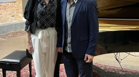 Rhona Gouldson Chen and Archie Chen in the SPR Classical studio