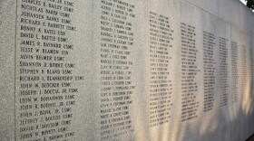 The Beirut Memorial is a memorial to the 220 Marines, 18 sailors, and three soldiers who were killed in the October 23, 1983 Beirut barracks bombing in Beirut, Lebanon. It is located outside of Camp Gilbert H. Johnson, a satellite camp of Marine Corps Base Camp Lejeune.