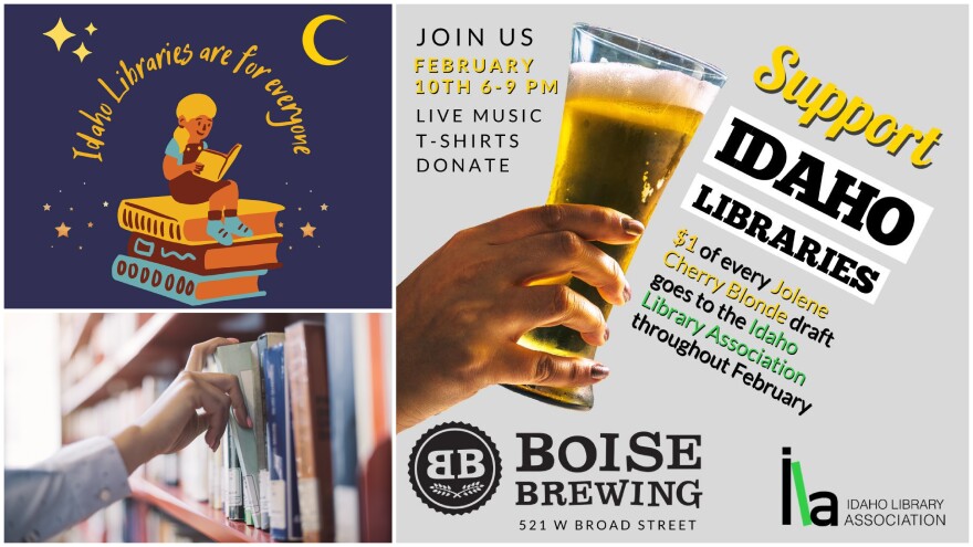 ILA hosts a "Support Idaho Libraries" event Saturday, Feb. 10, 2024