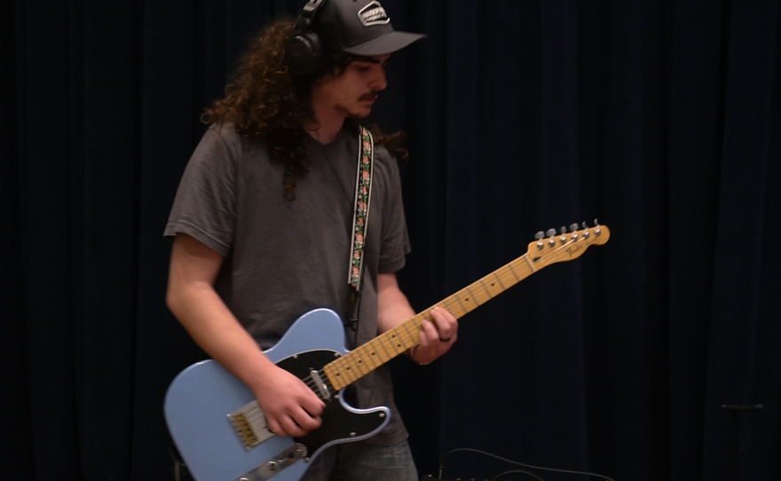 Jenny Scara performing live in Studio A