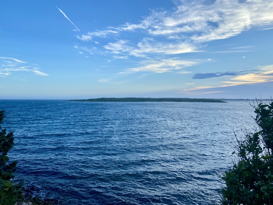 Mid-August view to Nonamesset Island