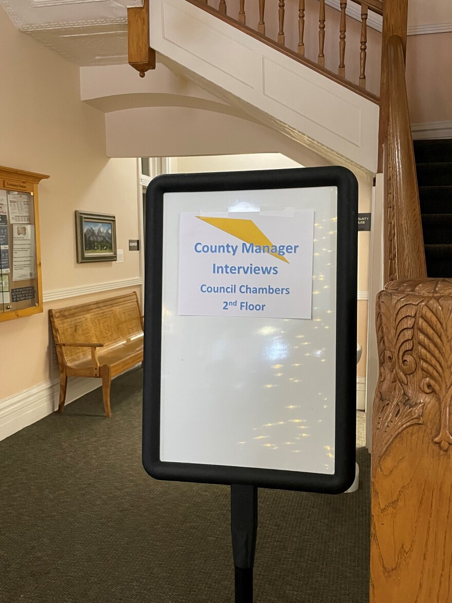 Summit County council, staff and community members interviewed the three finalists for county manager on Friday.