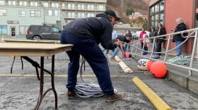 Kodiak fisherman Parry Nelson (pictured) won last year’s Fishermen’s Showcase on the final day of ComFish. The event will return this year. (Kirsten Dobroth/KMXT)