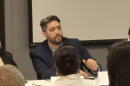 Assemblymember Jonathan Rivera, D-Buffalo, speaks during the SOMOS New York Conference in April 2026.