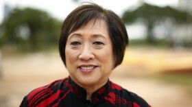 In this April 28, 2018, photo, U.S. Rep. Colleen Hanabusa, D-Hawaiʻi, stands near the Ala Wai Canal, in Honolulu. At the time, Hanabusa was running for governor in a race that ultimately went to David Ige.