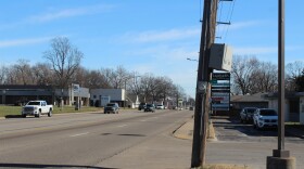 East on Sunshine, just past Glenstone.