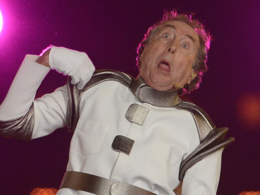British comedian Eric Idle performs during the closing ceremony of the 2012 London Olympic Games in August.