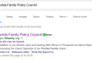 A google search for the Florida Family Policy Council says its website has been hacked. President John Stemberger confirms the site has been hacked several times.