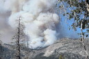 This photo provided by the National Parks Service shows the Dome Fire burning in Yosemite National Park on Tuesday, Sept. 15, 2026.