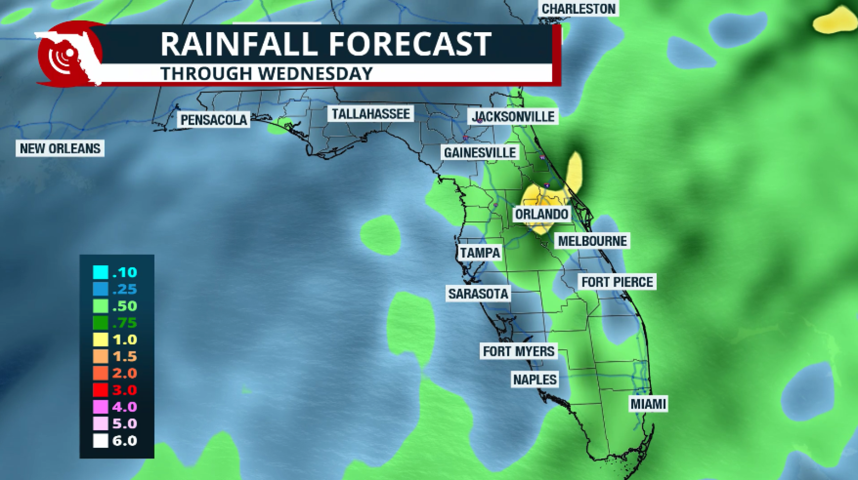 Cold front brings severe risk to start the week, cooldown | Florida ...