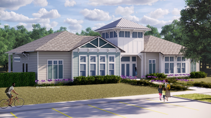 Corner Lot's new development in North Jacksonville will include a clubhouse, fitness center, pool, outdoor kitchen and dog spa.