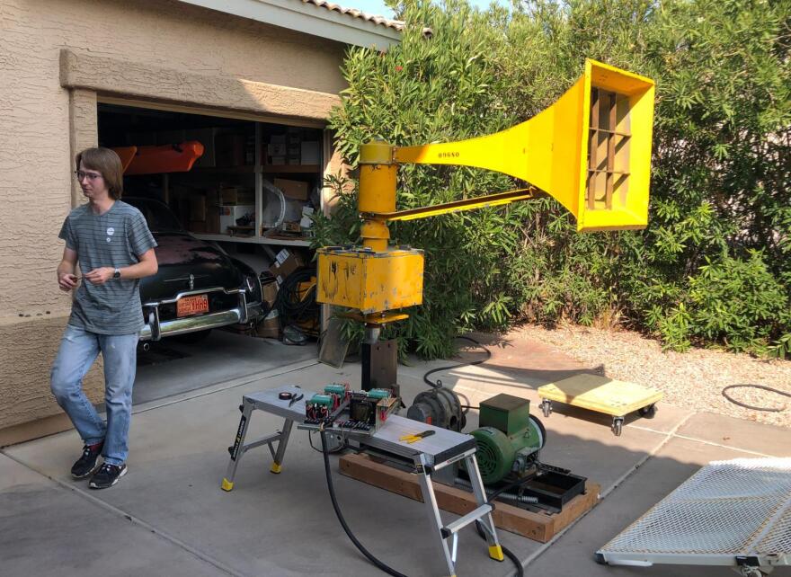 Scott Nelson's air raid siren.