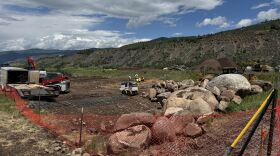 Pitkin County’s microgrid site won’t look unique upon completion; the batteries will be stored in typical energy box-like containers. Right now, workers are leveling and clearing the site and moving boulders to prepare for the batteries.