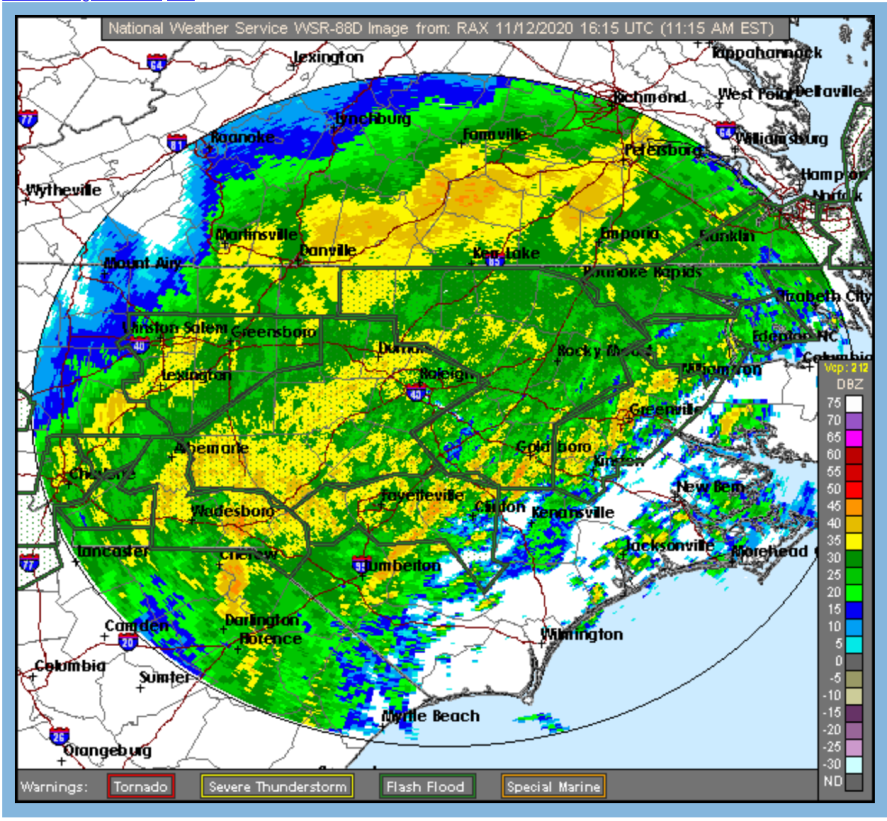 Flash Flood Warning In Effect For Several NC Counties | WUNC News