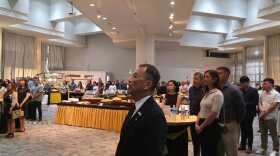 Led by Consul Yoshiyuki Tomi, the Consular Office of Japan on Saipan hosted a reception Thursday at the Grandvrio Resort’s Fiesta Hall to celebrate Emperor Naruhito’s upcoming 66th birthday on Feb. 23.