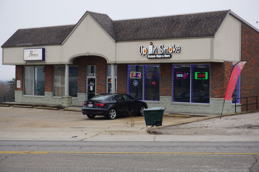 A kratom store in Rolla. New regulations will mean some products will no longer be available, and others can be sold only to people over 21.