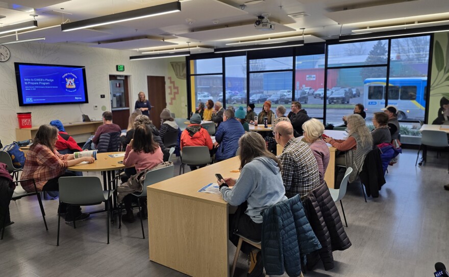 Oregon Ready - At the EWEB Pledge to Prepare presentation on January 14, 2026