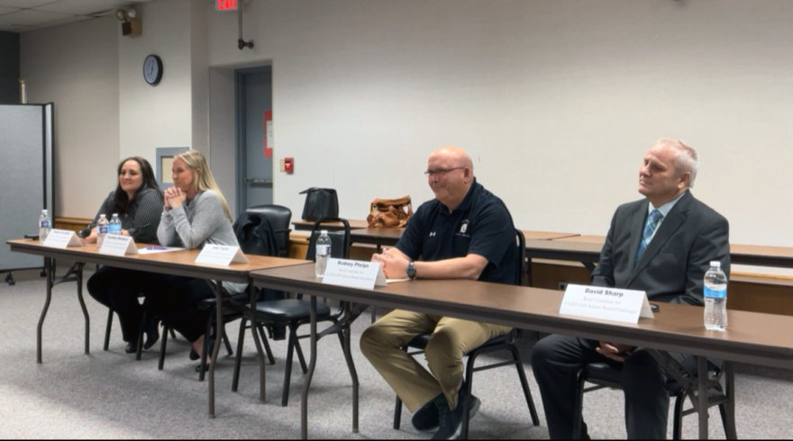 Candidates for Galesburg school board. 