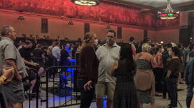 Concert goers were asked to show proof of vaccination and wear masks as the delta variant continues to drive new COVID-19 cases in Indiana.