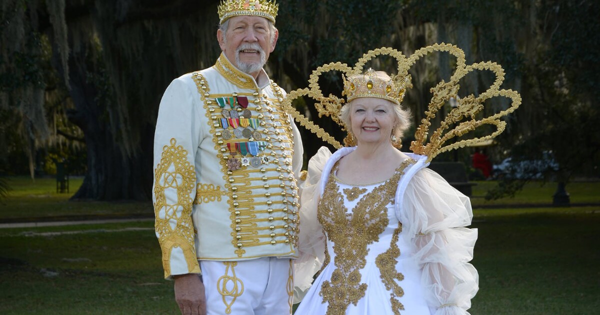 ULM alumni couple Clif and Lynda Bergeron serve as 2026 Krewe of Janus King and Queen