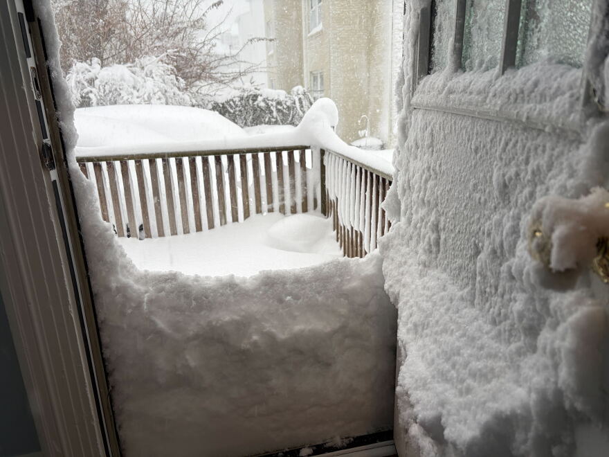 The blizzard that hit Rhode Island walloped the state with two feet of snow.