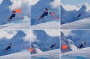 This combination of images shows the United States' Lindsey Vonn crashing during an alpine ski women's downhill race, at the 2026 Winter Olympics, in Cortina d'Ampezzo, Italy, Sunday, Feb. 8, 2026.