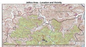 Map of the Jellico area