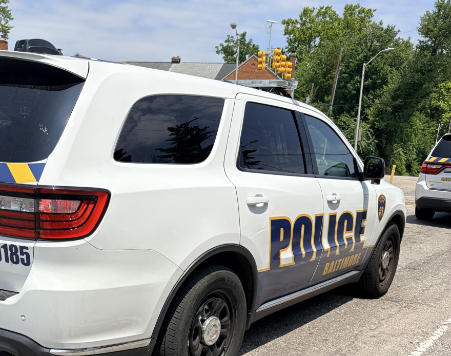 File photo of Baltimore Police car