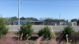 The former Regional Transit System site on Southeast 10th Avenue and the proposed site for a 2,500-seat amphitheater. The proposal has been met with marked opposition among residents who note potential issues with noise, parking, gentrification and a decreased emphasis on nearby Bo Diddley Community Plaza. (Alyssa Weiss/WUFT News)