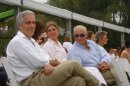 A photo of Jeffrey Epstein (left), Abigail Wexner (center) and Leslie Wexner (right) was released by the U.S. Department of Justice on December 19, 2025. The photo was part of thousands of files released into the investigation into Epstein, who was under investigation for trafficking underage girls for sex before he committed suicide in 2019.