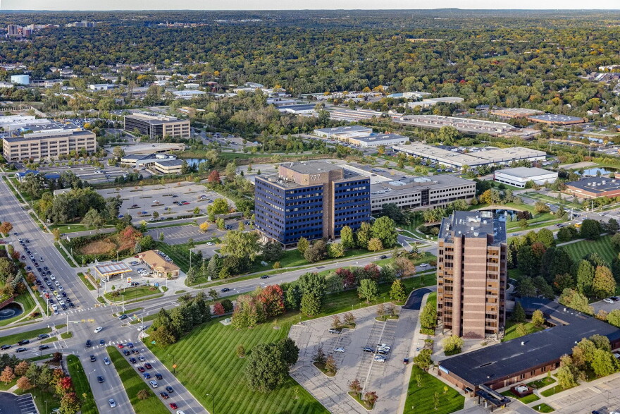 Rendering of the proposed Arbor South housing complex in Ann Arbor.