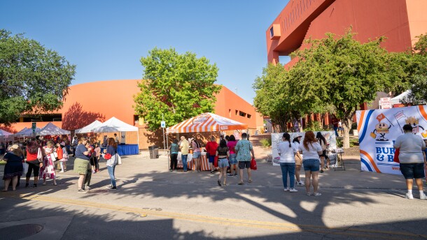 A small portion of the San Antonio Book Festival