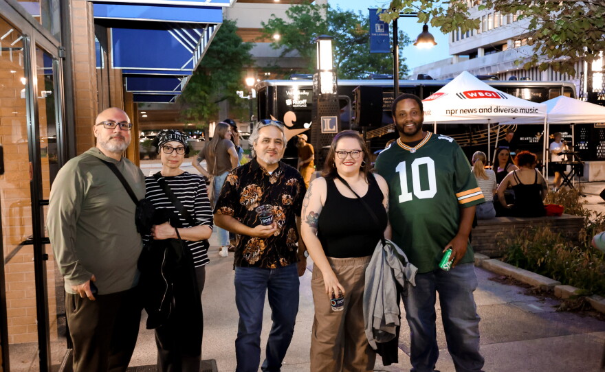 Community members show up to support local music at the Landing.